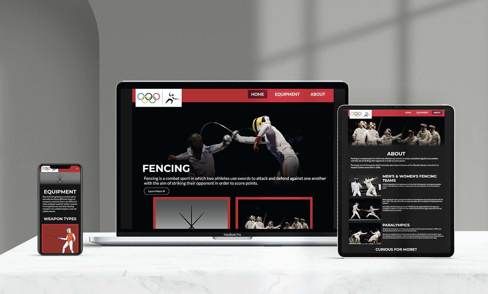 Olympic Microsite